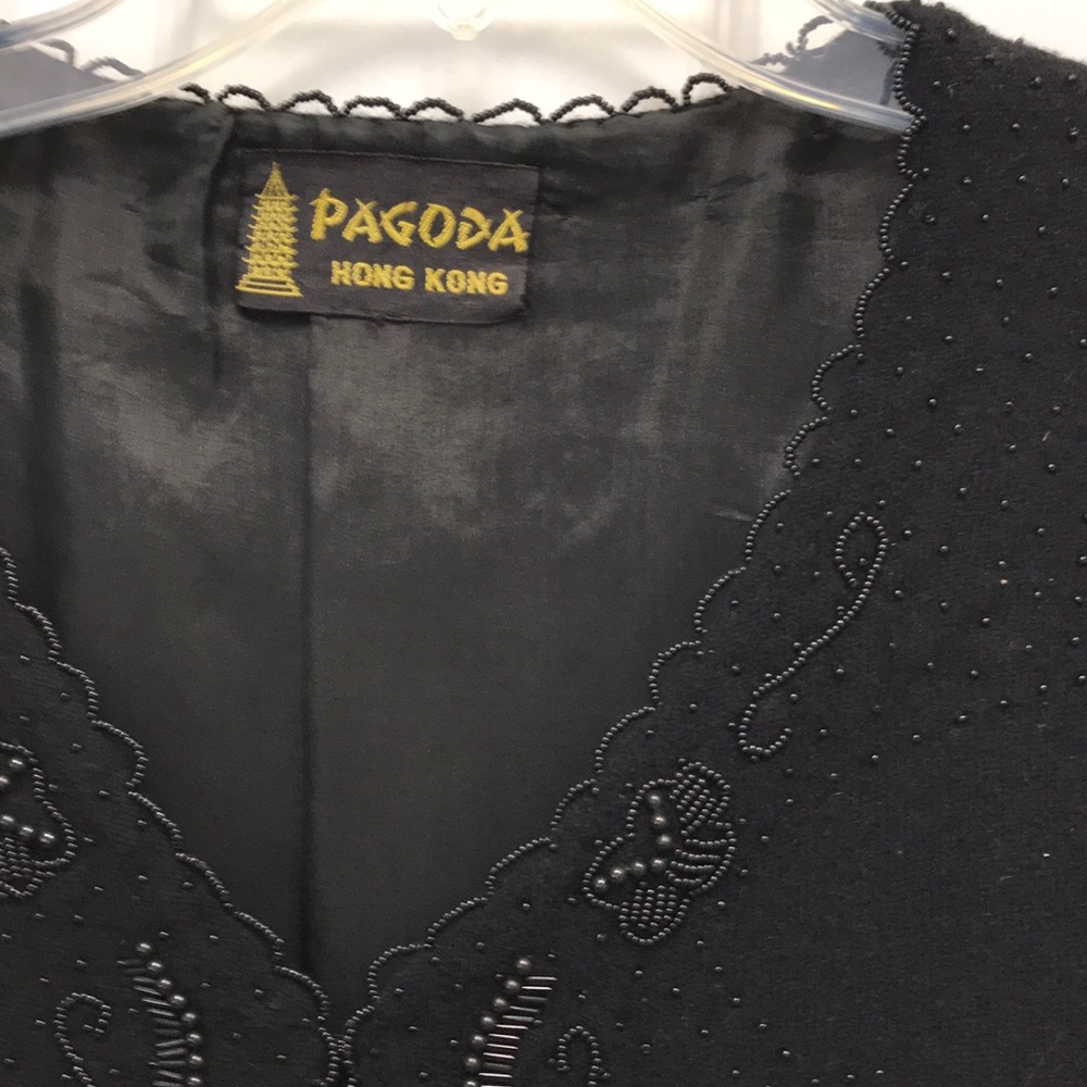 Vintage 1920’s PAGODA Hong Kong beaded - Picture 3 of 10